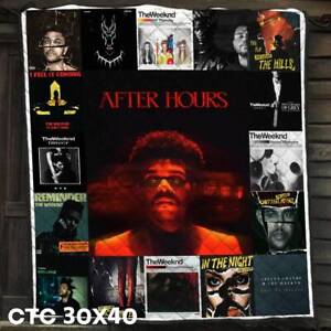 The Weeknd Albums Cover Fleece Blanket,Gift For The Weeknd Fans Mink Blanket,Gif