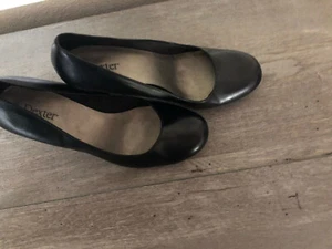 Heels Pumps Black size 9.5 3" Heel Dexter party work shoes - Picture 1 of 6