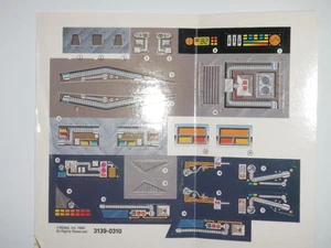 1986 Decals / Sticker Mattel Toys #3139-0310 Vintage UNBENUTZT - Bild 1 von 3
