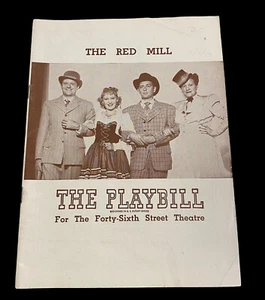 Feb 1946 Playbill The Red Mill at 46th Street Theatre Vintage  - Picture 1 of 6