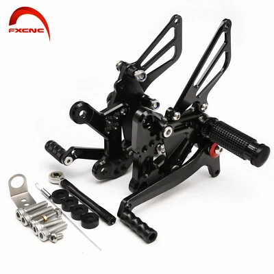 FXCNC Billet Rearsets Foot Pegs for Kawasaki Ninja400/Z400 2018-2019 2020 2021 - Image 1 of 4