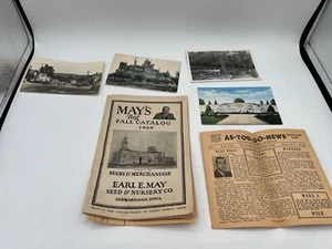 Vintage 1928 MAY's Big Fall Catalog Seed & Nursery + Extras - Picture 1 of 4