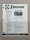 Emerson VR50 Original Service Manual Free Shipping