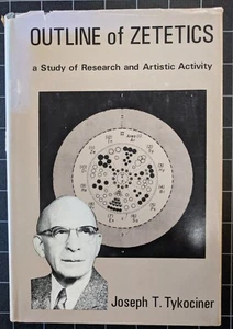 Outline of Zetetics Joseph Tykociner 1966 Hardcover w/ DJ Study of Research - Picture 1 of 11