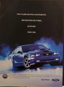 2004 Ford Mustang Automobile Car Print Ad - Picture 1 of 1