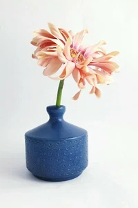 Wilhelm Kagel Patenkirchen Vase R blau art pottery germany  H.:11 cm - Bild 1 von 11