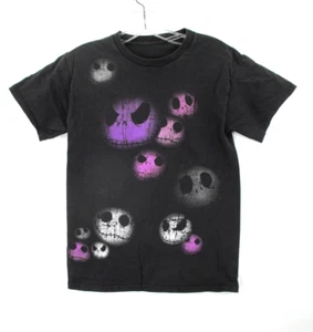 NIGHTMARE BEFORE CHRISTMAS T-Shirt Tee Children Unisex Large Black Jack Graphic - Picture 1 of 6