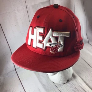 Miami Heat Hardwood Classics 9Fifty Snapback Cap Hat Raised Embroidered Letters - Picture 1 of 16