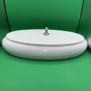 Kohler Revival Toilet Lid/ White Top Plunger, 2001 121901 EUC Cleaned - Picture 1 of 14