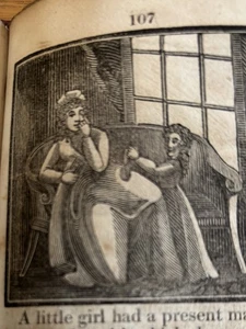 1825 c200 Brilliant engravings In Half-Holiday Mirror Of Mind Antiquarian - Picture 1 of 7