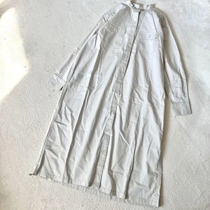 Vestido camisero blanco manga larga ICHI Only one item envío gratuito de Japón - Imagen 1 de 14