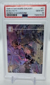 1995 Star Wars Galaxy BOBA FETT Series 3 Clearzone Insert #E1 PSA 10 Pop 11! - Picture 1 of 2