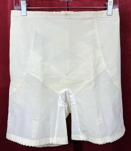 32 - 42 XXL Vintage Sculptress mesh firm control bottom girdle w garter Sissy - Picture 1 of 4