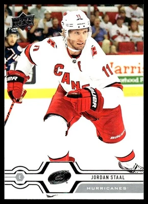 2019-20 Upper Deck #308 Jordan Staal Carolina Hurricanes Hockey Card - Image 1 of 2