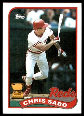 Chris Sabo 1989 Topps #490 Cincinnati Reds MLB LEER ENVÍO GRATUITO AutographDen Foto 1 de 2