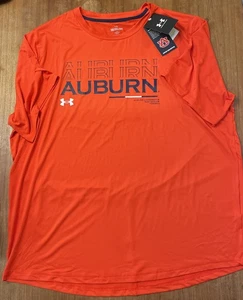 NWT Auburn Tigers Under Armour Shirt XXL loose fit gameday war eagle orange - Picture 1 of 6