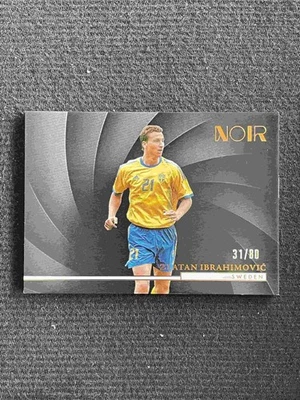 Zlatan Ibrahimovic 2024-25 Panini Noir Soccer 31/80 #195 - Image 1 of 2