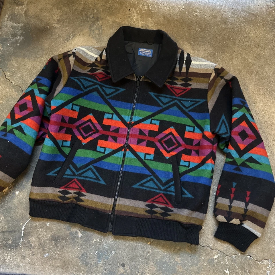 Chaqueta Pendleton Vintage Años 70 Para Hombre Extra Grande Alta Calidad Western Wear Navajo Foto 1 de 4
