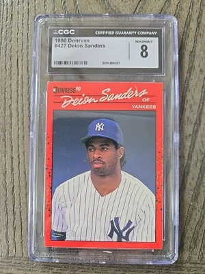 1990 Donruss - Deion Sanders #427 (RC) - Image 1 of 2
