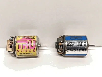 Vintage RC10 AE Edinger Off Road Stock, Reedy Modifieds TRU Stock 540 RC Motors - Image 1 of 4