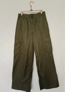 Haute Monde Hose Damen Größe M Ultra High-Rise Wide-Leg Strick Cargo Grün - Bild 1 von 9