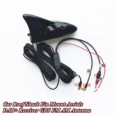 Antenas de montaje en techo para automóvil GPS y DAB+ / FM AM antena DAB sintonizador de radio digital Foto 1 de 4