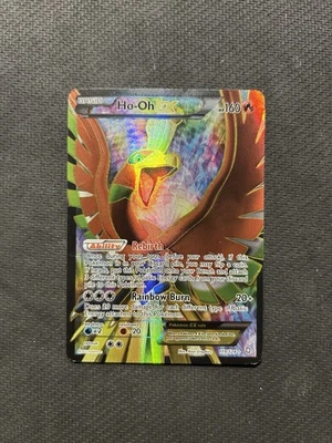 Pokemon TCG Ho-Oh EX 119/124! Damaged Condition! See Description! - Image 1 of 4