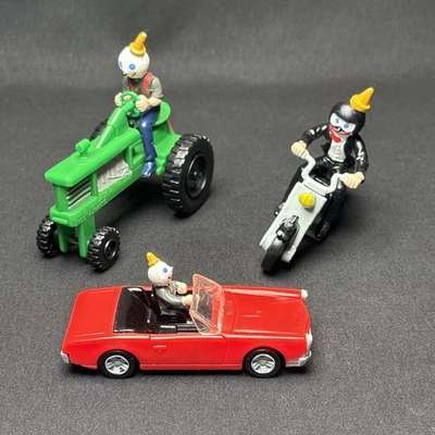 Lot 3 Jack In The Box Kids Meal Toys | Convertible + Tractor + Motorcycle - Image 1 of 4