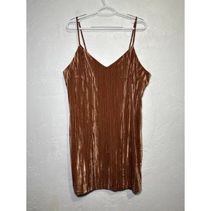 Elodie velvet clay brown cami dress womens XL evening festival party rave - Picture 1 of 7