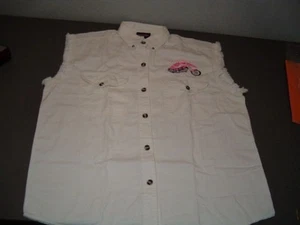 Women's XLarge "Hardly and Angel" Frayed Woven Shirt - Bild 1 von 5