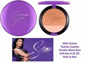 MAC Selena TECHNO CUMBIA Powder Blush Duo Full Size 0.35 oz NIB - Picture 1 of 1