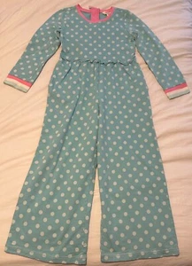 Matilda Jane Everyday Play Jumpsuit EUC Wonderment Polka Dot Romper Size 10 - Picture 1 of 2