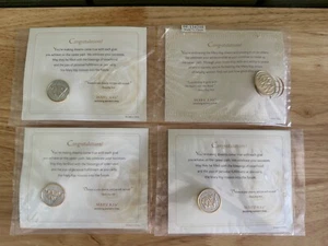 Mary Kay Congratulations Pin Lot 4 New Achievement Beauty Consultant Award Metal - Picture 1 of 8