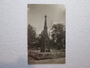 1937 Real Photo Memorial Stone Karl XII Fredriksten Fortress Halden Norway RPPC - Picture 1 of 3