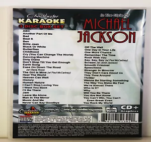 MICHAEL JACKSON KARAOKE CHARTBUSTER 5130 CD+G NEW 3 DISC IN BOX w/SONG LIST - Picture 1 of 3