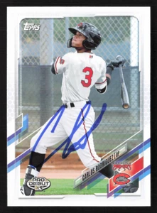 Carlos Rodriguez Signed 2021 Topps Pro Debut Card #PD-8 Carolina Mudcats Brewers - Bild 1 von 2