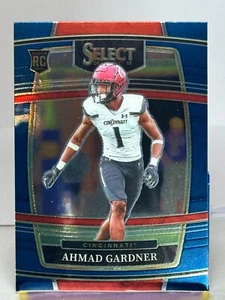 2022 Panini Select Draft Picks #54 Ahmad Gardner Rookie Card - Blue - Picture 1 of 2