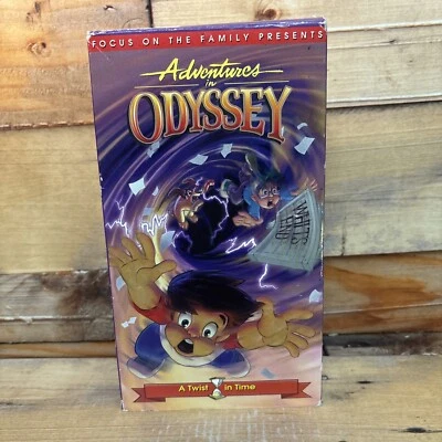 Adventures In Odyssey A Twist In Time VHS VCR Video Tape Used Episode 11 Foto 1 de 4