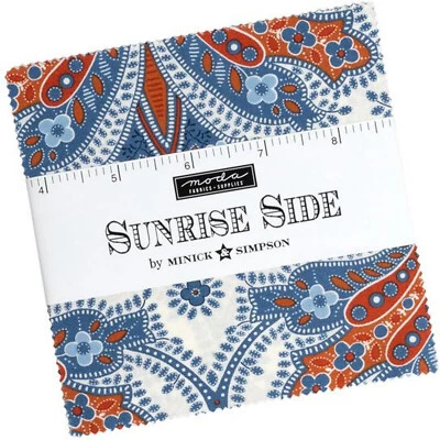Sunrise Side Moda Charm Pack 42 100% Cotton 5" Precut Fabric Quilt Squares - Image 1 of 2