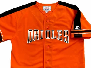 NEW VINTAGE 90's BALTIMORE ORIOLES MLB STARTER BASEBALL JERSEY YOUTH LARGE RARE! - Bild 1 von 3