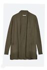 Nwt Pink Clover Stitch Fix Penton Olive Green Two Pocket Open Cardigan Size S