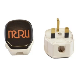 GOLD PLATED MK TOUGHPLUG - MCRU LOGO WITH GOLD PLATED FUSE - 13 AMP - Picture 1 of 2