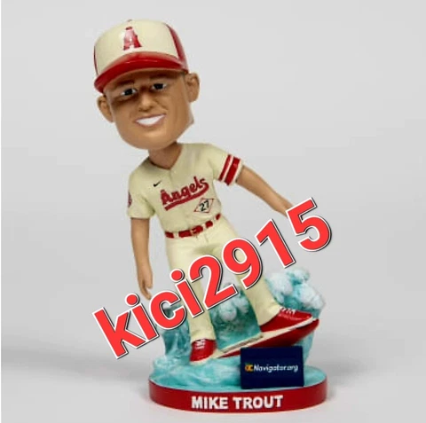 LA Angels Mike Trout City Connect Surfing Bobblehead 9/16/22 MVP ANAHEIM DISNEY Cover