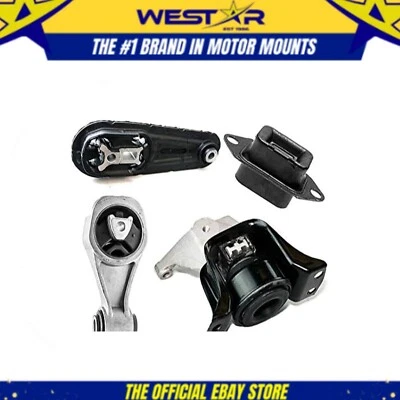 Motor & Torque Strut & Trans Mount 4PCS Set Fits 2013 Nissan Sentra 1.8L Fits Au - Изображение 1 из 4