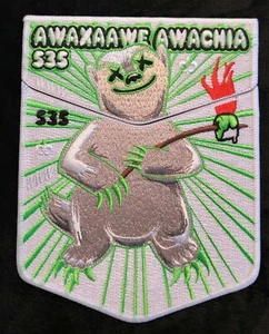 MERGED AWAXAAWE AWACHIA OA LODGE 535 BSA 508 2020 NOAC GHOST 2-PATCH 150 MADE!! - Picture 1 of 2