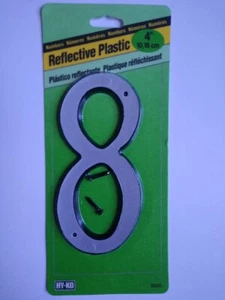 Hy-Ko 4 In. House Number Eight 30608 Hy-Ko 30608 029069306083 Plastic - Picture 1 of 1
