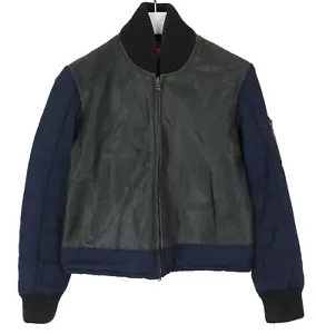 Tommy Hilfiger Collection Jacke Damen M / Groß Leder Bomber Stil - Bild 1 von 11