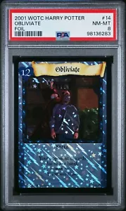 2001 WOTC Harry Potter - Obliviate #14 Rare Foil PSA 8 NM MT - Picture 1 of 2