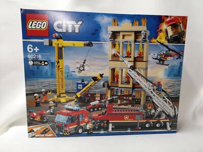 .LEGO CITY 60216-Les pompiers du centre-ville-camion avec echelle neuf et scellé - Photo 1/4