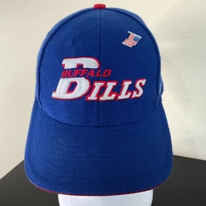 Vintage Buffalo Bills NFL Mütze Kappe Puma blau Pro Line Strapback Einheitsgröße Wollmischung - Bild 1 von 9